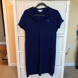 Royal blue Lacoste dress